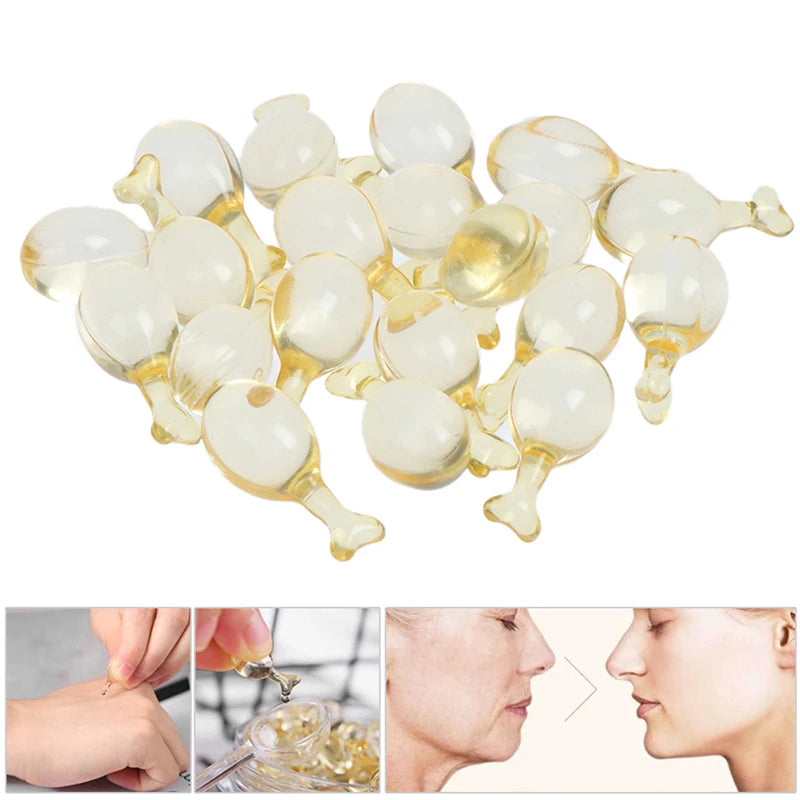 10 Capsules Vitamin E Extract Face Cream Anti Wrinkle Whitening Cream Anti Aging Moisturizing Wrinkle Remove Face Care Make Up