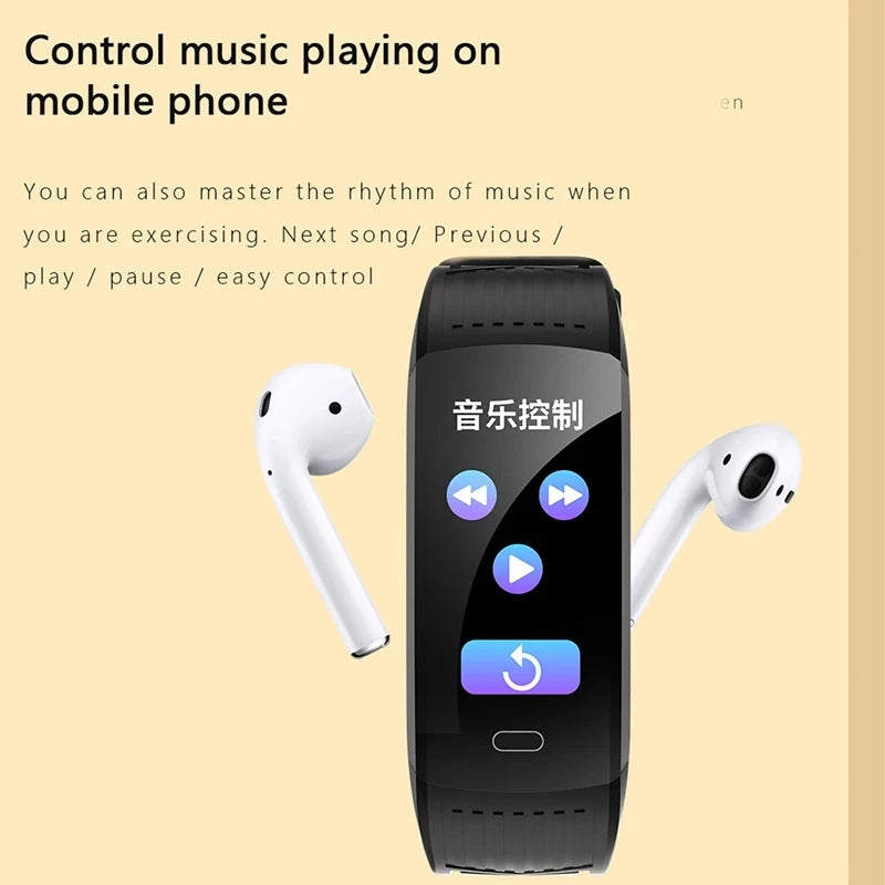 LIGE Smart Watch Men Color Screen Heart Rate Blood Pressure Clock Call Reminder Waterproof Sports Bracelet Women For Android Ios
