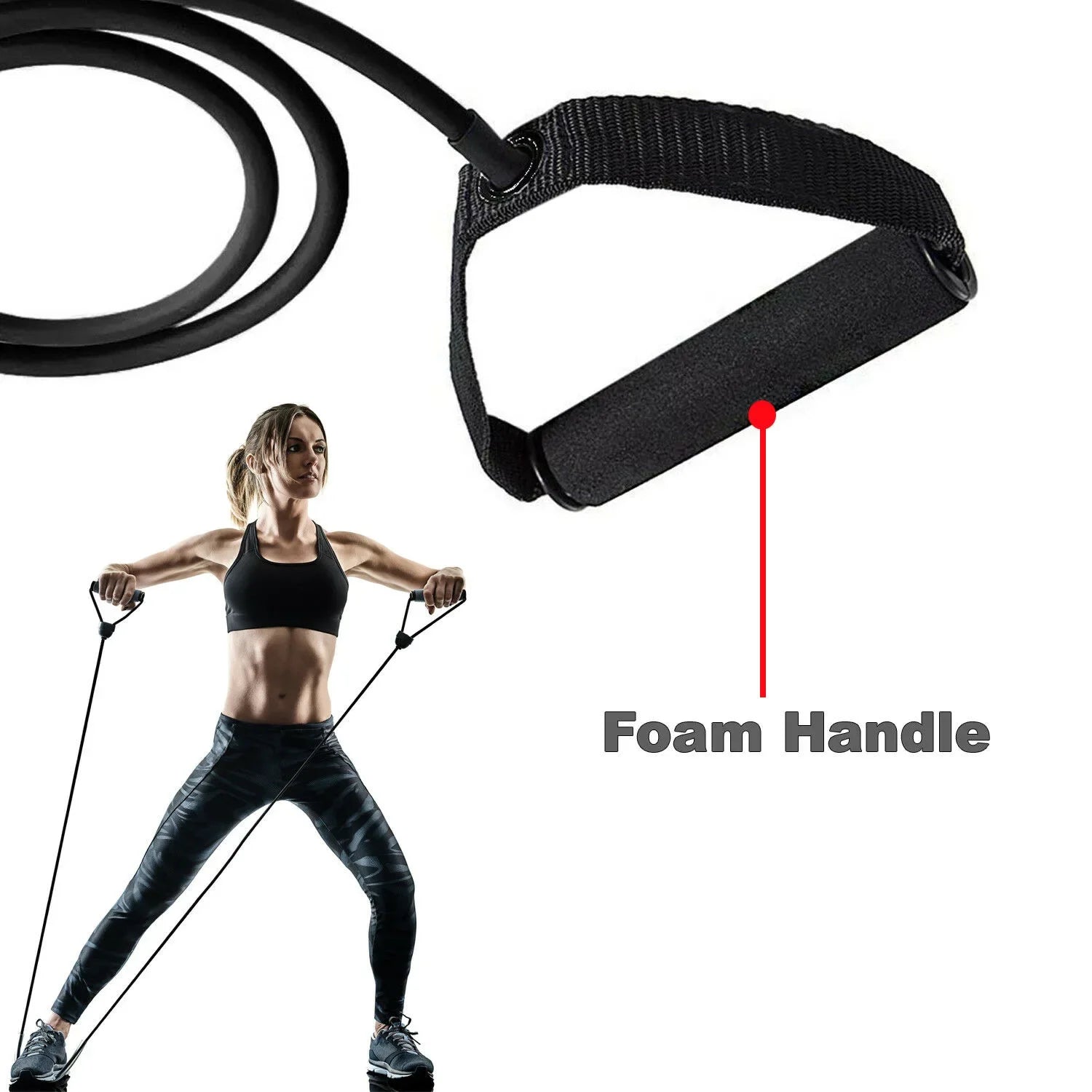 5 Levels Resistance Bands with Handles