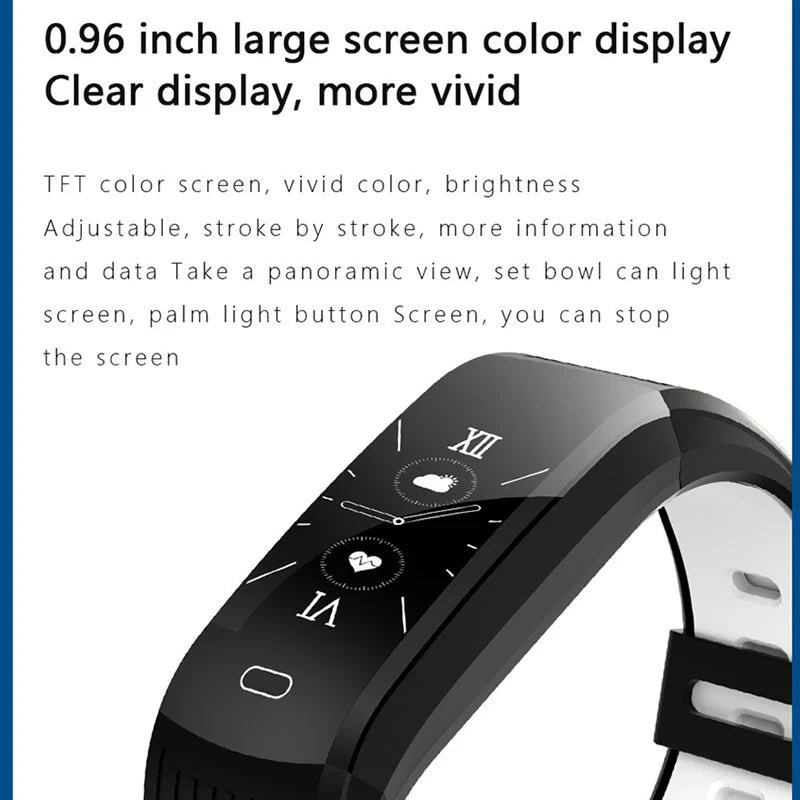 LIGE Smart Watch Men Color Screen Heart Rate Blood Pressure Clock Call Reminder Waterproof Sports Bracelet Women For Android Ios