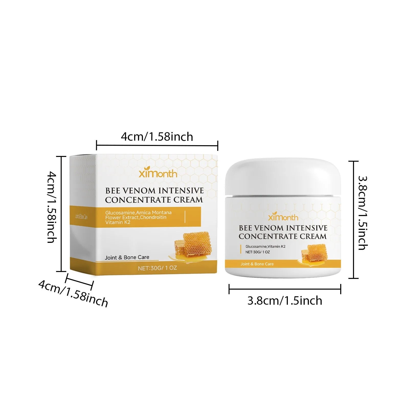 Bee Pain Paste, Bee Paste Joint Paste, Bee Ointment, Bee Paste Against Pain, Paste Soothing Paste Bee Care Gel