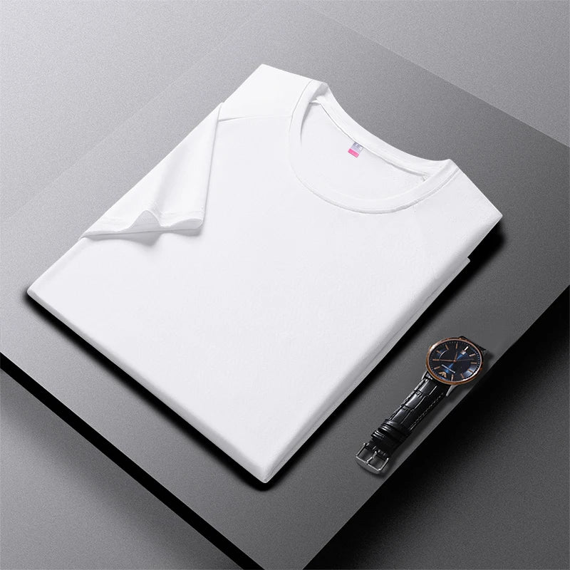 New High Quality Couple Ice Silk Short Sleeve Sports T-shirt Summer Sweat-absorbing Quick Drying Breathable Women's Top