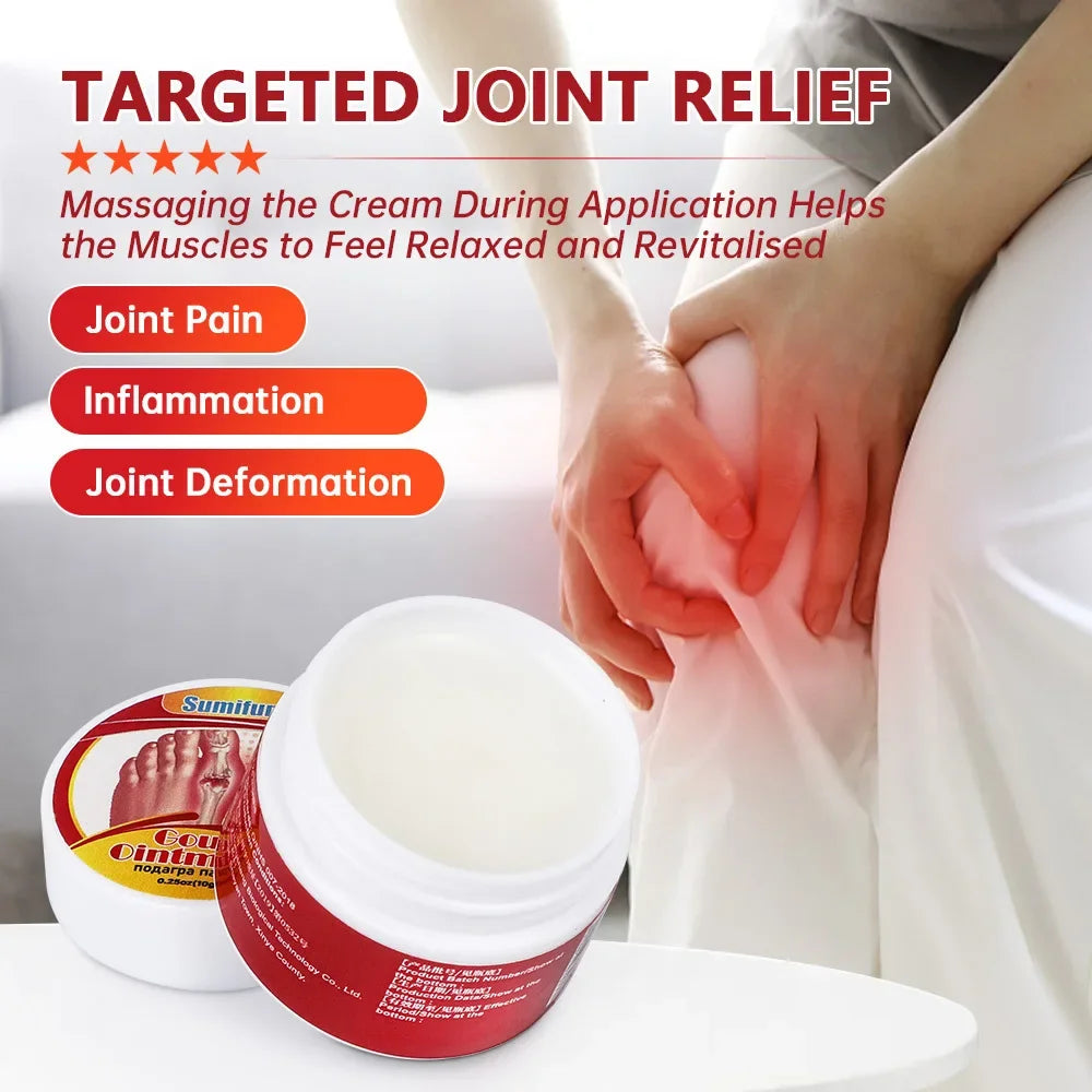 10g Bunion Cream Gout Care Ointment Relief of Toe Knee Joint Pain Relaxation Treatment Foot Massage Cream