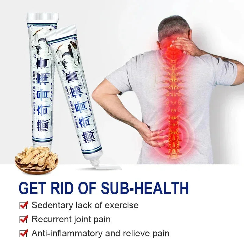 6pcs Snake Venom Joint Pain Treatment Cream Joint Muscle Fatigue Lower Back Pain Relief Ointment Neuropathic Pain Arthritis A766