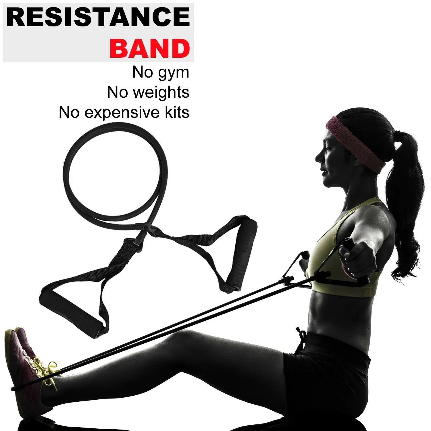 5 Levels Resistance Bands with Handles