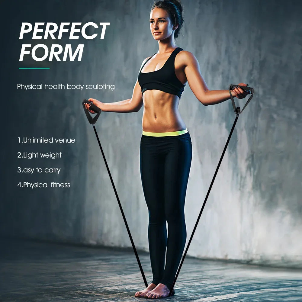 5 Levels Resistance Bands with Handles