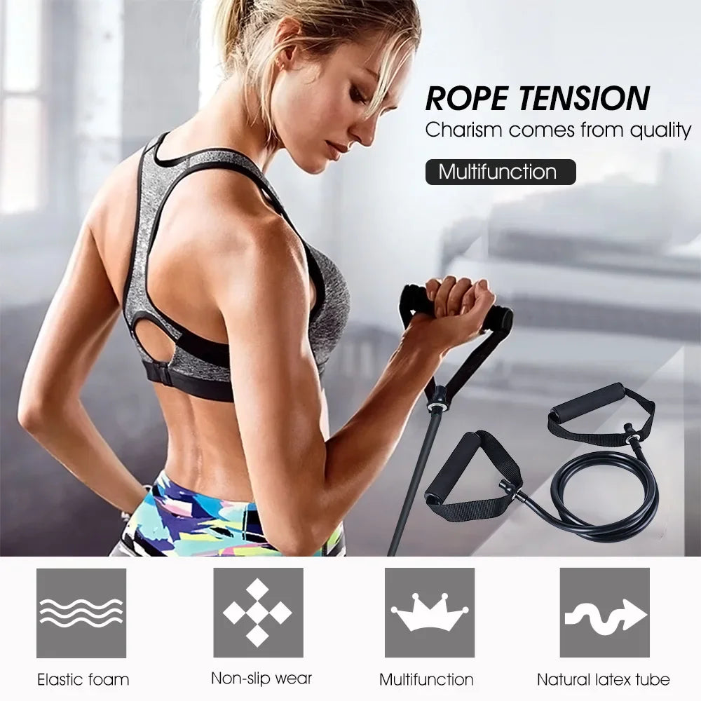 5 Levels Resistance Bands with Handles